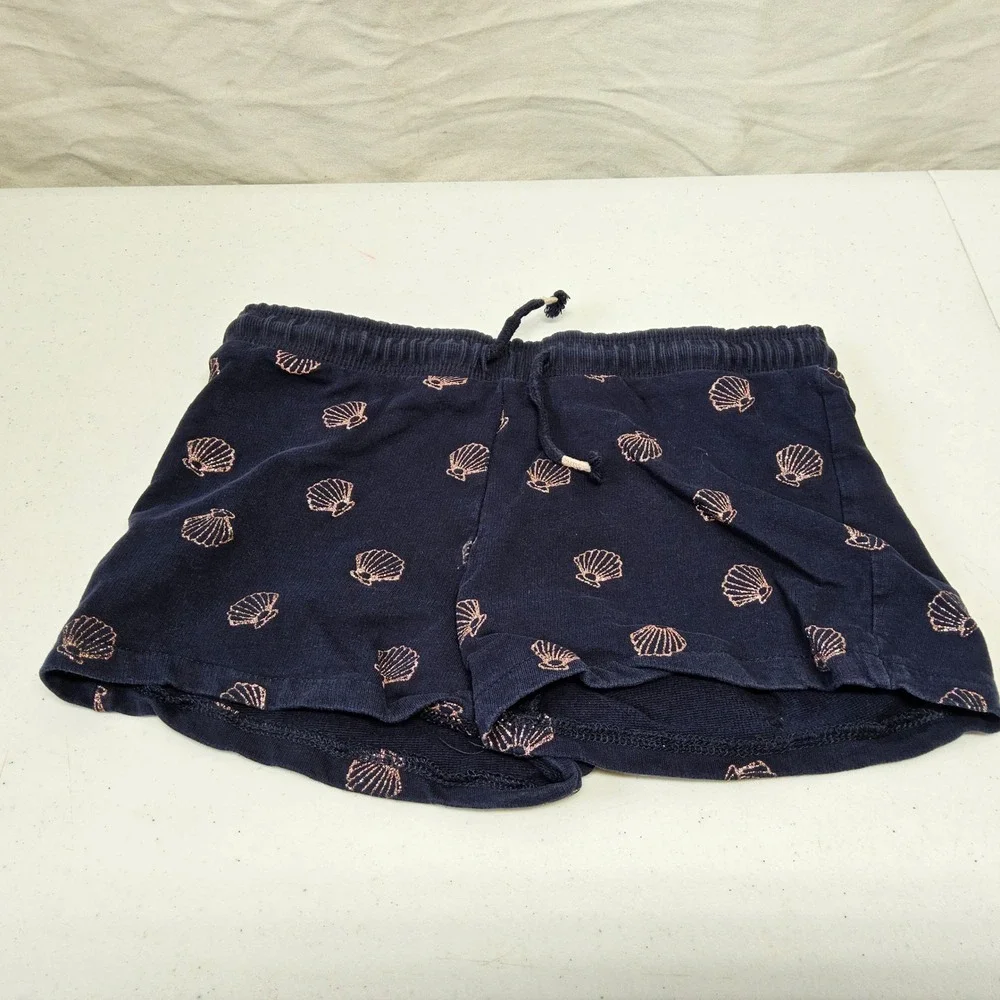 Old Navy Carters HM Shorts Girls Size 8 Bundle Blue Floral Shells 3pk